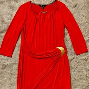 Thalia Sodi Beautiful Bright Red Dress
